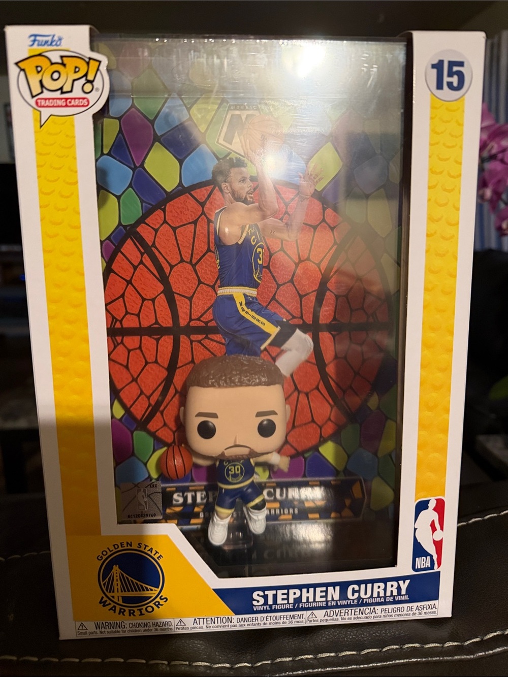 Funko POP! Stephen Curry Blue and Yellow Warriors Figure